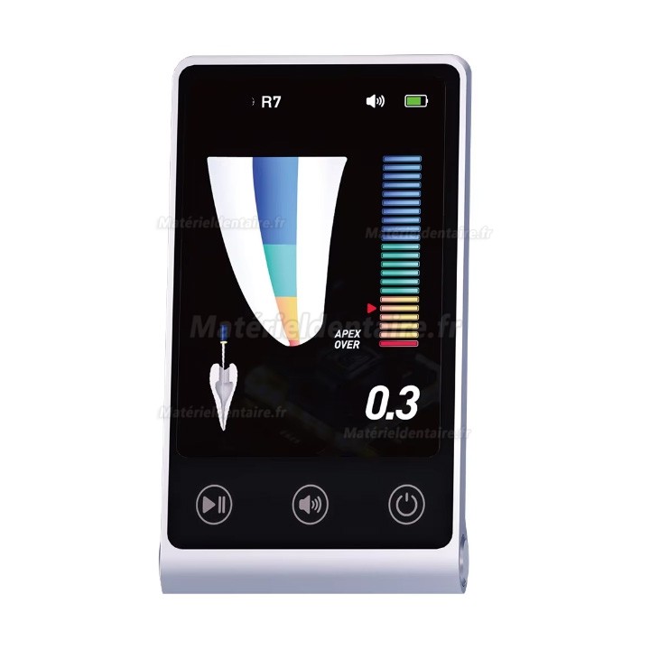 Localisateur d'apex dentaire R7 Mini avec règle endodontique